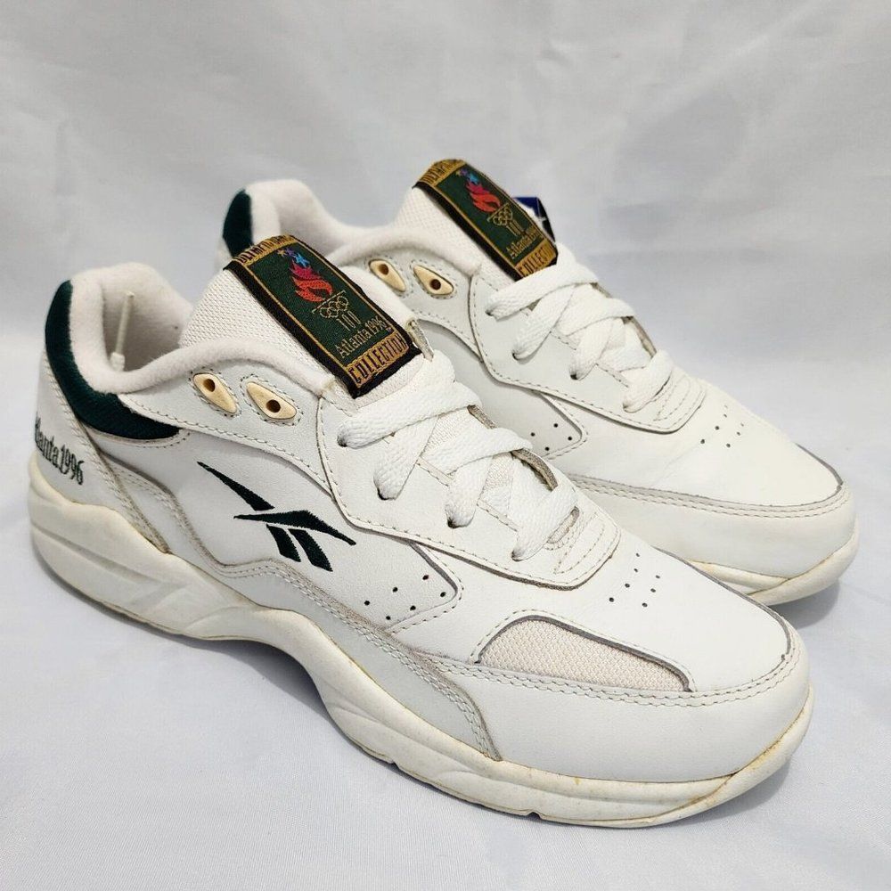 Reebok 1996 Olympic Walking‎ Shoes Dead Stock NWT White Classic Women's Size 7